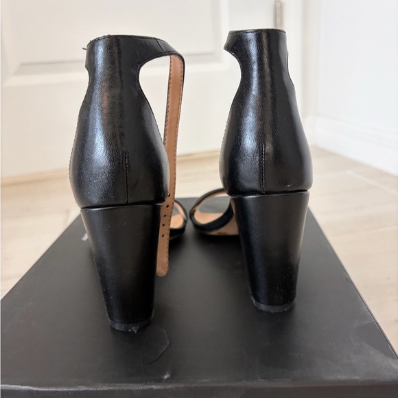 INC International Concepts Black Ankle Strap Heels - Picture 3 of 4